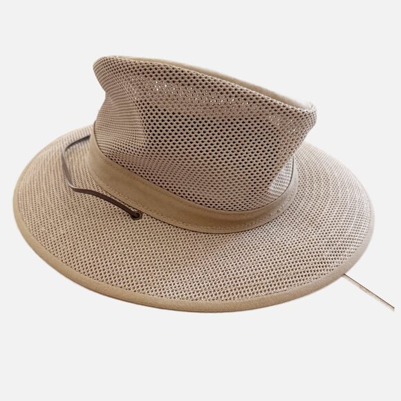 Henschel - Style # 140343 Mesh Aussie Grande 3.5 Inch Brim Hat - Picture 2 of 10